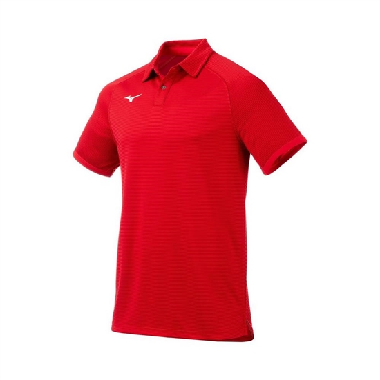 Mizuno Scout Polo Férfi Piros | WUSB-68417