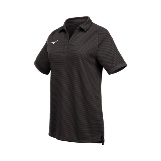 Mizuno Scout Polo Női Fekete | TCPH-10372