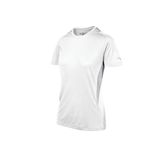 Mizuno Softball Crew Neck Jersey Női Fehér / Szürke | DGVS-18396