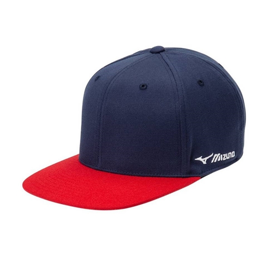 Mizuno Team Snapback Hat Férfi Sötétkék / Piros | HEAV-79213