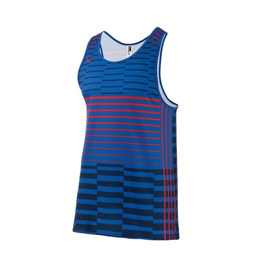 Mizuno Team Tank Top Férfi Sötétkék | CUMN-18764