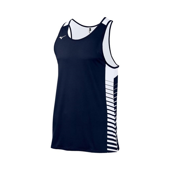 Mizuno Team Tank Top Férfi Sötétkék | HJCT-17698