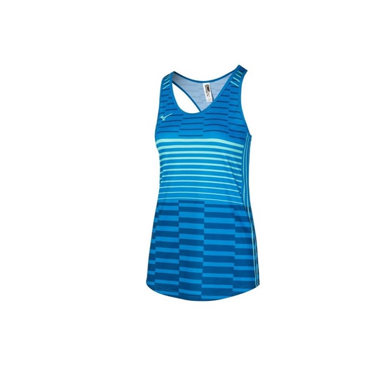 Mizuno Team Tank Top Női Kék | ARYQ-14923