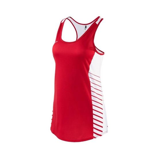 Mizuno Team Tank Top Női Piros | LAQX-43819