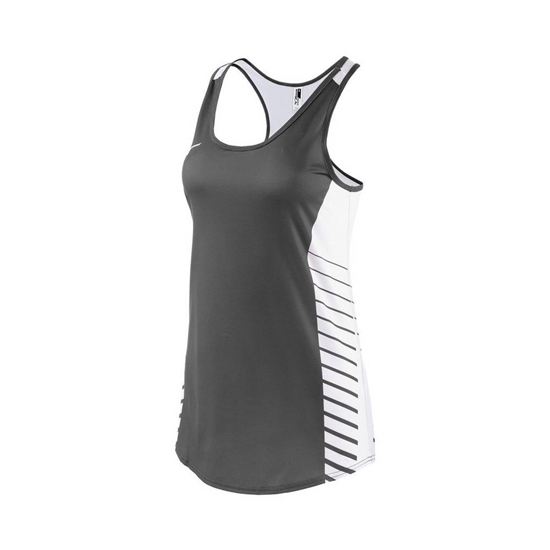 Mizuno Team Tank Top Női Szürke / Fehér | FENL-36845