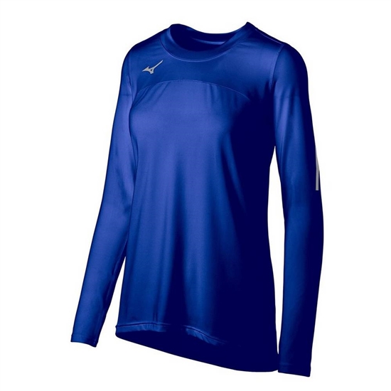 Mizuno Techno VII Long Sleeve Volleyball Jersey Női Királykék | VNGM-70162