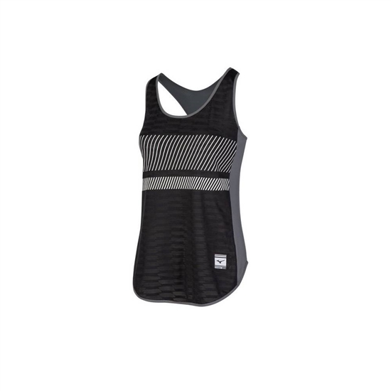 Mizuno Tokyo Tank Top Férfi Fekete | KPVN-67289