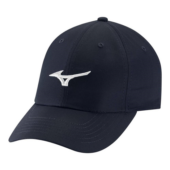 Mizuno Tour Adjustable Könnyű Golf Hat Férfi Sötétkék / Fehér | YPNT-50739