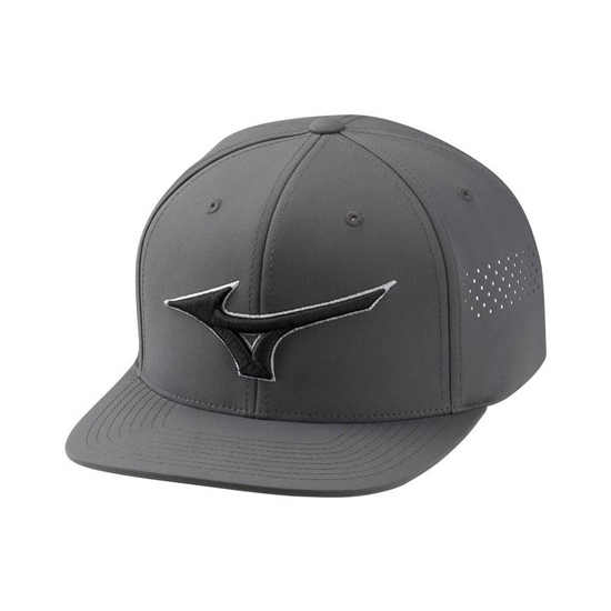 Mizuno Tour Lapos Snapback Hat Női SötétSzürke | OWQK-98572