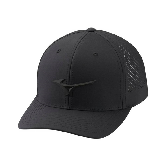 Mizuno Tour Vent Adjustable Hat Férfi Fekete | QCBI-92103