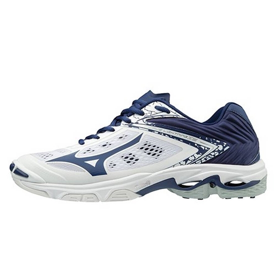 Mizuno WAVE LIGHTNING Z5 Röplabda Cipő Női Fehér / Sötétkék | YJXE-87215