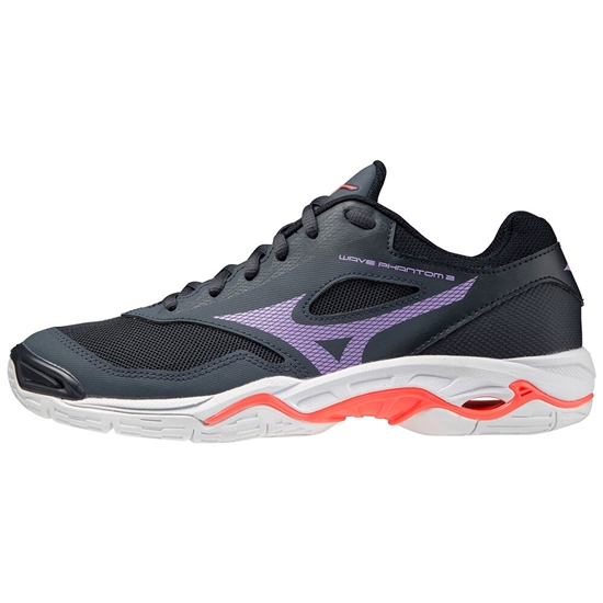 Mizuno WAVE PHANTOM 2 Kézilabda Cipő Női Sötétkék / Korall | AZNK-60153