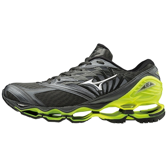 Mizuno WAVE PROPHECY 8 Futócipő Férfi Szürke / Titán / Sárga | UANI-90681