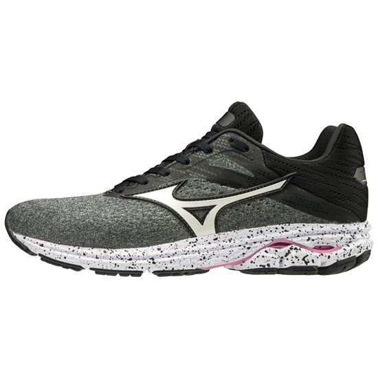 Mizuno WAVE RIDER 23 Futócipő Női Szürke / Fehér / Fekete | ZWQK-60472