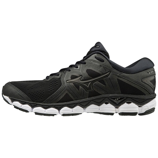 Mizuno WAVE SKY 2 Futócipő Női Fekete / Szürke | LPIZ-40263