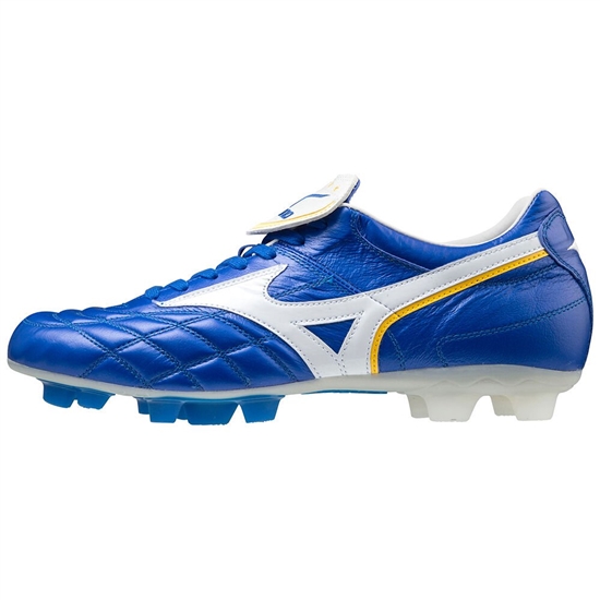 Mizuno Wave Cup Legend Focicipő Női Fehér / Kék / Sárga | UXNK-10756