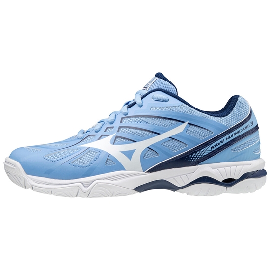 Mizuno Wave Hurricane 3 Röplabda Cipő Női Kék / Fehér | OLNS-01963