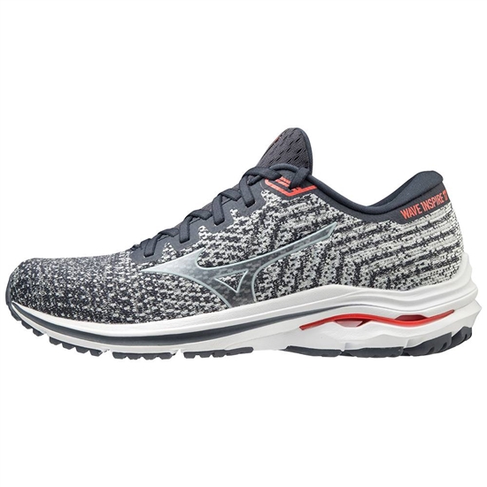 Mizuno Wave Inspire 17 WAVEKNIT Futócipő Férfi Szürke / Fehér | LFVP-29751