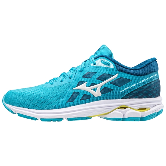 Mizuno Wave Kizuna 2 Futócipő Női Kék / Fehér / Sárga | XFVL-54810