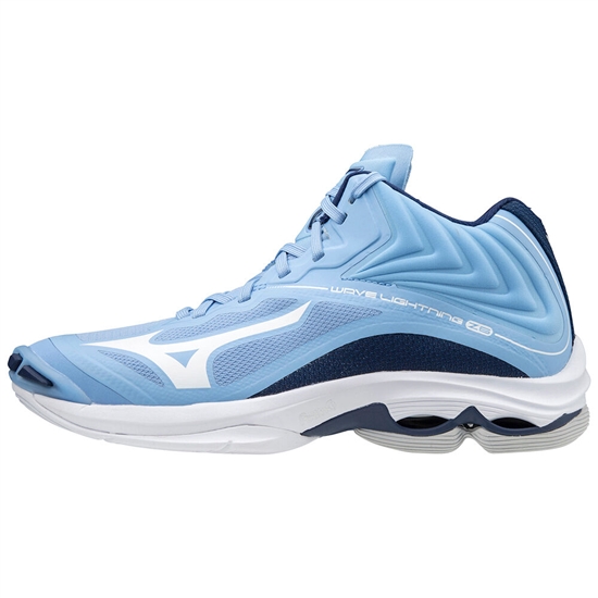 Mizuno Wave Lightning Z6 Mid Röplabda Cipő Női Kék / Fehér | SQZY-01289