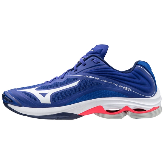 Mizuno Wave Lightning Z6 Röplabda Cipő Férfi Kék / Fehér / Rózsaszín | WRBK-51430