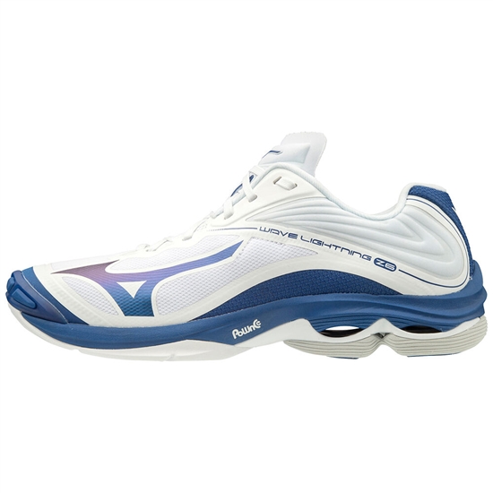 Mizuno Wave Lightning Z6 Röplabda Cipő Férfi Fehér / Kék | WTQM-36820