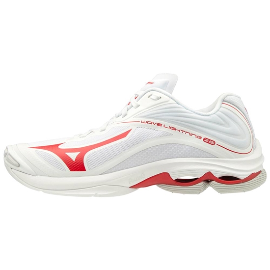 Mizuno Wave Lightning Z6 Röplabda Cipő Női Fehér / Piros | BNXM-07439