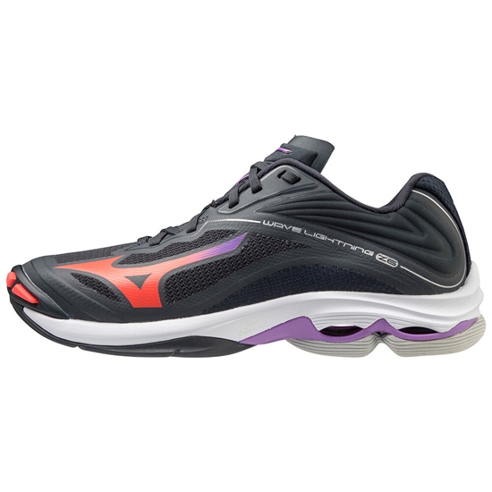 Mizuno Wave Lightning Z6 Röplabda Cipő Női Sötétkék / Korall | HCDB-40839