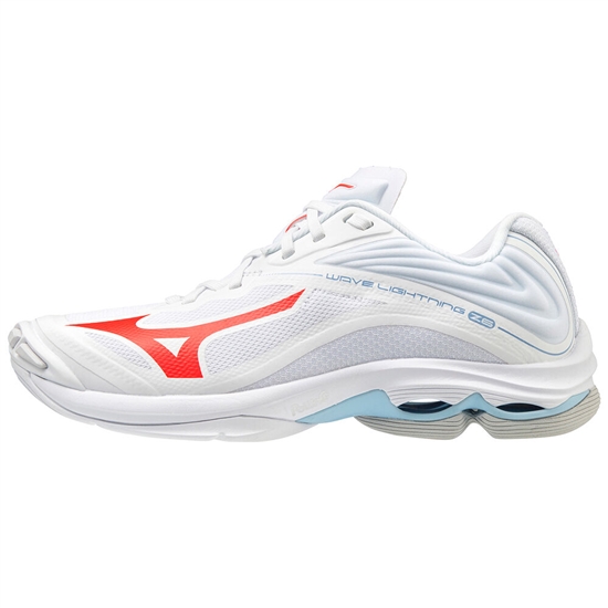 Mizuno Wave Lightning Z6 Röplabda Cipő Női Fehér / Kék | LOJR-13286