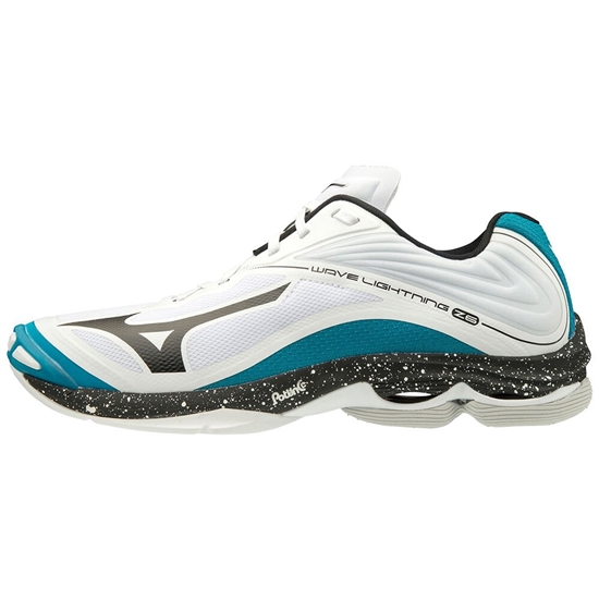 Mizuno Wave Lightning Z6 Röplabda Cipő Női Fehér / Fekete / Kék | XWIF-95620