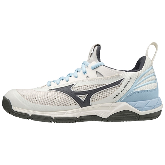 Mizuno Wave Luminous Röplabda Cipő Női Fehér / Szürke | DXAQ-05168