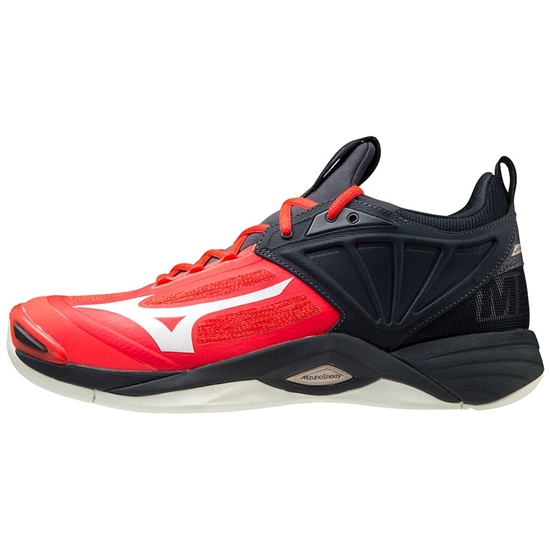 Mizuno Wave Momentum 2 Röplabda Cipő Női Piros / Fehér | IAUZ-73615