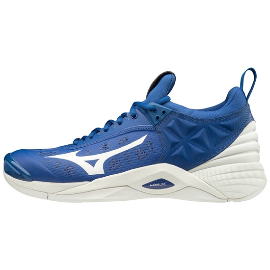 Mizuno Wave Momentum Röplabda Cipő Férfi Kék / Fehér | HNOG-09641