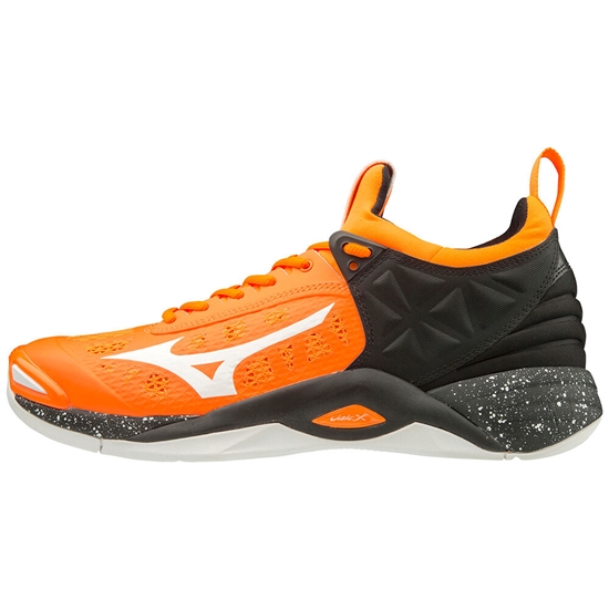 Mizuno Wave Momentum Röplabda Cipő Férfi NarancsSárga / Fehér / Fekete | WUNQ-50427