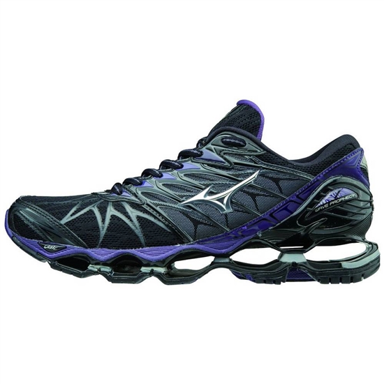 Mizuno Wave Prophecy 7 Futócipő Női Fekete / Titán | DUPR-12548