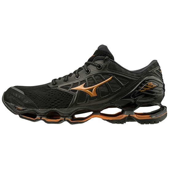 Mizuno Wave Prophecy 9 Futócipő Férfi Fekete / Szürke | QBCI-98306