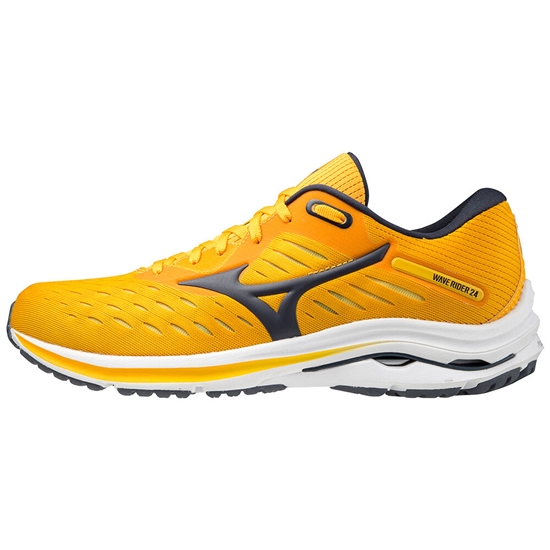 Mizuno Wave Rider 24 Futócipő Férfi Sárga | XTHU-43815