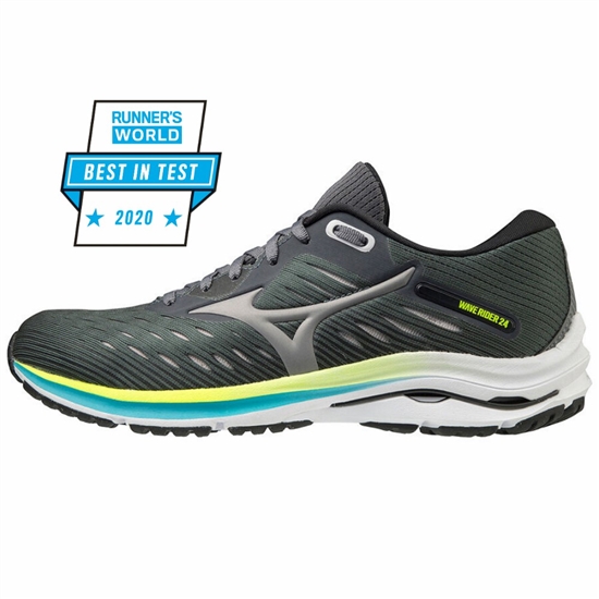 Mizuno Wave Rider 24 Futócipő Női Szürke / Kék | GCFI-65234