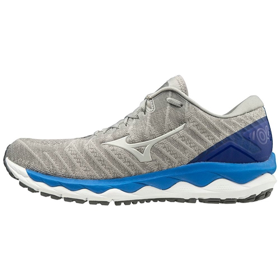 Mizuno Wave Sky 4 WAVEKNIT 2E Wide Futócipő Férfi Szürke | NSZG-39410