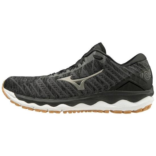 Mizuno Wave Sky 4 WAVEKNIT 2E Wide Futócipő Férfi SötétSzürke | RDMT-53208