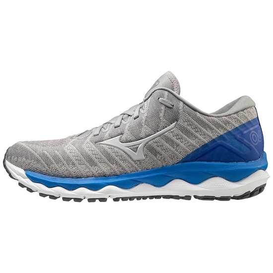 Mizuno Wave Sky 4 WAVEKNIT Futócipő Férfi Szürke | XZDW-81576