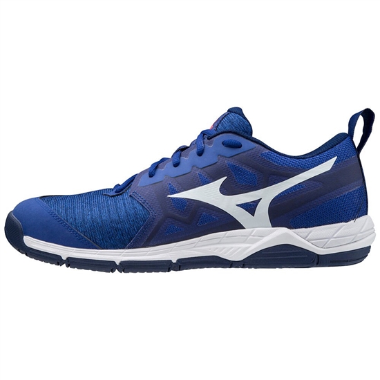 Mizuno Wave Supersonic 2 Röplabda Cipő Női Kék / Fehér / Rózsaszín | IABM-46082